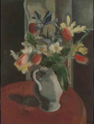 Sample artwork by Bernard Meninsky (1891 - 1950), known for modernist painting of nudes, landscapes, floral still life, teaching - View similar artists and auction records
