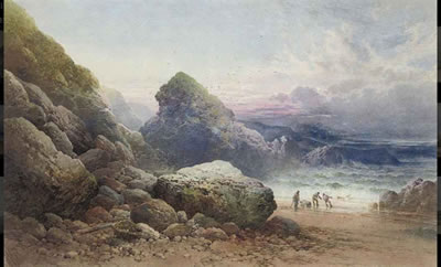 Fishermen bringing in the catch at dawn