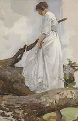 The white dress by Harry Watson - Auction record, sale price, and art valuation. Compare with similar artists and explore comparable artworks.