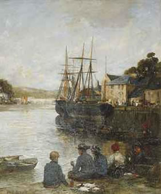Too young for sea by John Robertson Reid - Auction record, sale price, and art valuation. Compare with similar artists and explore comparable artworks.