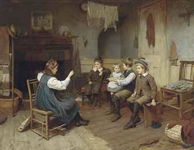 Playing school