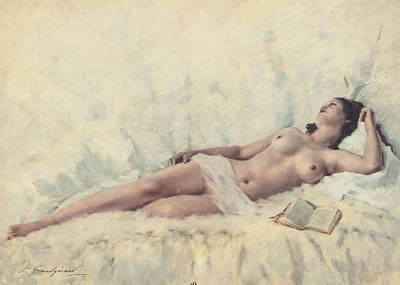 Reclining nude