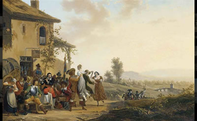 Merrymaking at the inn