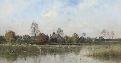Sample artwork by Adrien Jacques Sauzay (1841 - 1928), known for painting - View similar artists and auction records