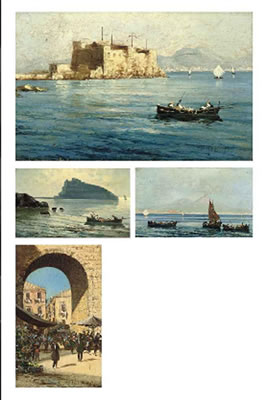 Sample artwork by Ferdinando del Basso (1887 - 1971), known for oil paintings of cityscapes, streets and market scenes, portraits, illumnations - View similar artists and auction records