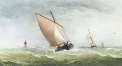 Shipping in a stiff breeze off a cardinal buoy (illustrated); and Running before the storm by Charles Taylor - Auction record, sale price, and art valuation. Compare with similar artists and explore comparable artworks.