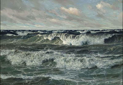 The North Sea by Patrick von Kalckreuth - Auction record, sale price, and art valuation. Compare with similar artists and explore comparable artworks.