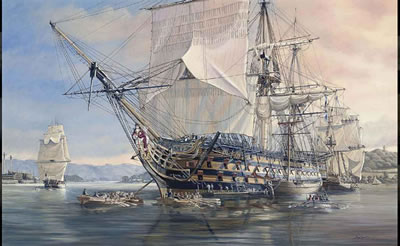 H.M.S. Royal Sovereign emerging from her refit and lying in the Hamoaze, Plymouth Sound by William Bolton - Auction record, sale price, and art valuation. Compare with similar artists and explore comparable artworks.
