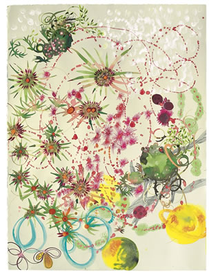#6 In an unnatural world blind to human migration and interbreeding creatures with other features confused those who lived in temperate worlds - thier [sic] fruit would be fantastie beauty