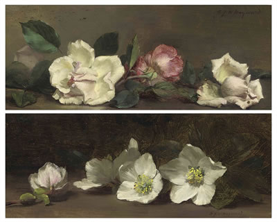 Roses; and Anemones by Alfred Frederick William Hayward - Auction record, sale price, and art valuation. Compare with similar artists and explore comparable artworks.