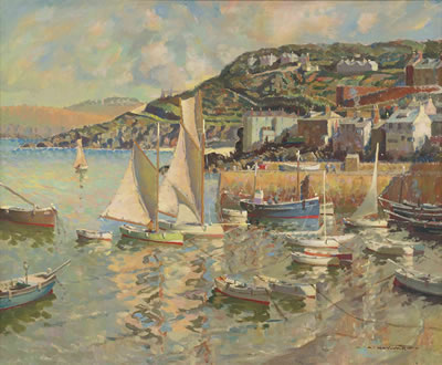 A Cornish harbour by Arthur Hayward - Auction record, sale price, and art valuation. Compare with similar artists and explore comparable artworks.