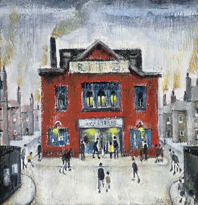 Sample artwork by Harold Riley (1934 - 2023), known for figure, genre painting - View similar artists and auction records