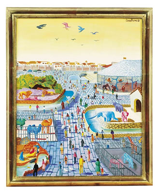 Sample artwork by Juan Borras (Born 1947), known for painting - View similar artists and auction records