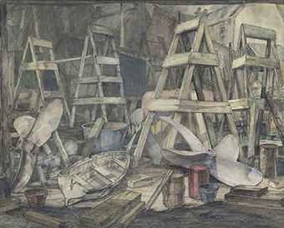 The Boat Yard by Thomas Symington Halliday - Auction record, sale price, and art valuation. Compare with similar artists and explore comparable artworks.