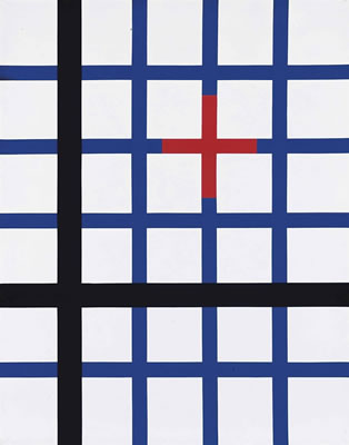 Blue grid