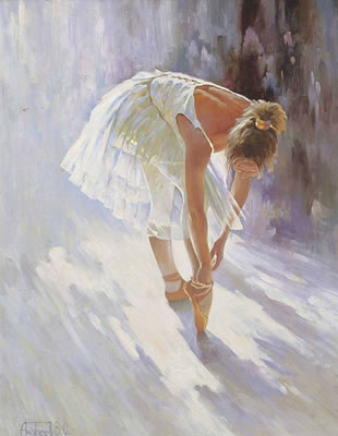 The young ballerina