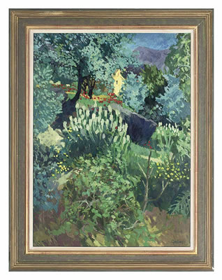 Ruined cottage with poppies, Alcaucin; and Summer garden (2) by Annabel Gosling - Auction record, sale price, and art valuation. Compare with similar artists and explore comparable artworks.
