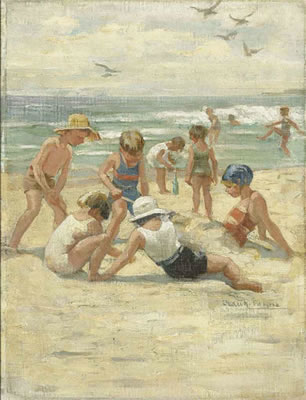 On the beach