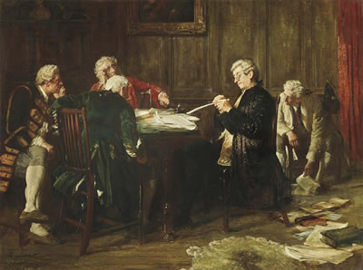 The author and his friends
