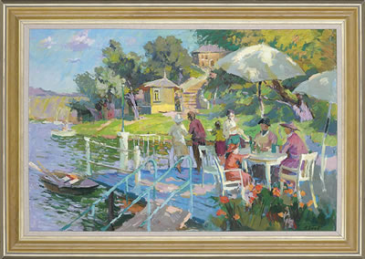 A summer's day by Anatoly Yanev - Auction record, sale price, and art valuation. Compare with similar artists and explore comparable artworks.