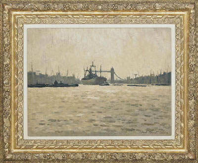 The Thames with Tower Bridge in the distance