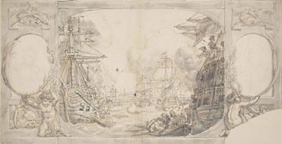 Study for the 'Attack on Copenhagen'