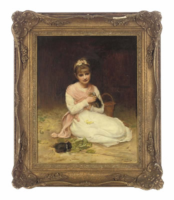 Sample artwork by John Parker (1839 - 1915), known for painting - View similar artists and auction records