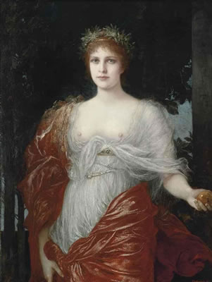 Pomona by Friedrich August von Kaulbach - Auction record, sale price, and art valuation. Compare with similar artists and explore comparable artworks.