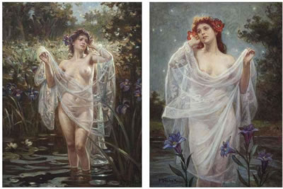 Sample artwork by Franz Bohumil Doubek (1865 - 1945), known for religious genre - View similar artists and auction records