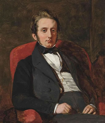 Portrait of Henry Charles Hamilton (1811-1872), seated half-length