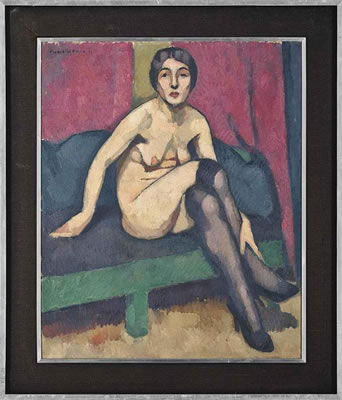 Nu au bord de l'eau