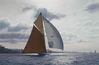 Les Voiles de St. Tropez, 2007: Lulworth drifting into St. Tropez