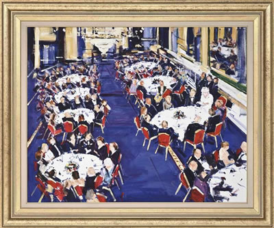 State Banquet at St. Patrick's Hall, Dublin by Michael Hanrahan - Auction record, sale price, and art valuation. Compare with similar artists and explore comparable artworks.