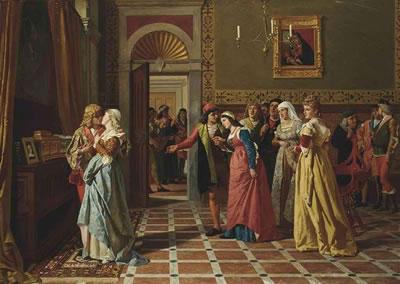 Bassanio winning the heart of Portia, The Merchant of Venice by Antonio Ermolao Paoletti - Auction record, sale price, and art valuation. Compare with similar artists and explore comparable artworks.