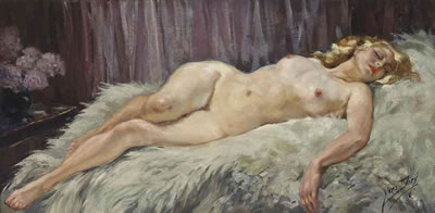 Reclining nude