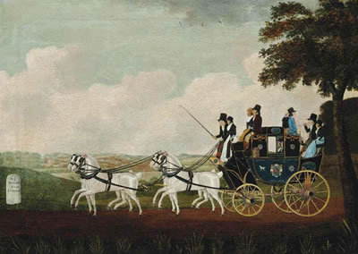 The Royal Yarmouth Telegraph coach