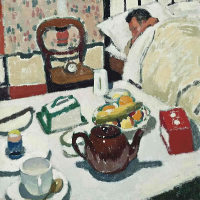 Breakfast by Morland Lewis - Auction record, sale price, and art valuation. Compare with similar artists and explore comparable artworks.