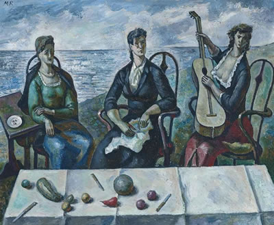 Three Women by the Sea by Michael Rothenstein - Auction record, sale price, and art valuation. Compare with similar artists and explore comparable artworks.