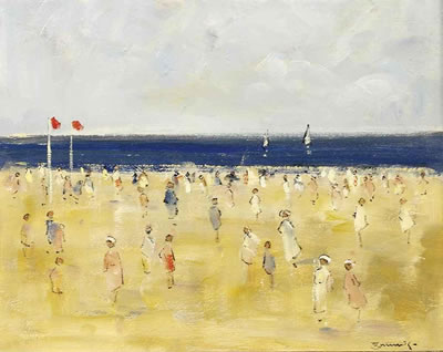 Plage á Deauville