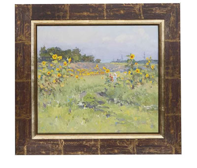 Sunflowers in a field by Victor Koshevoi - Auction record, sale price, and art valuation. Compare with similar artists and explore comparable artworks.