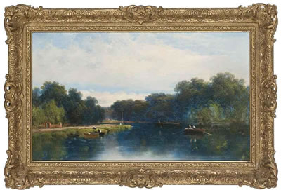 On the Tavy, Devon; and On the Thames above Kew Bridge (2)
