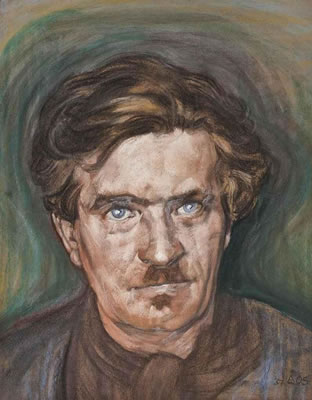 Portrait of Austin Osman Spare: Self-portrait