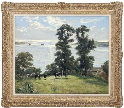 Carrick Roads, from Foeck, Cornwall