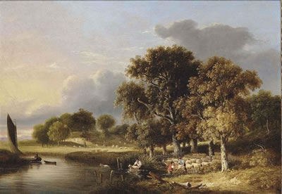 Sheep dipping by Samuel David Colkett - Auction record, sale price, and art valuation. Compare with similar artists and explore comparable artworks.