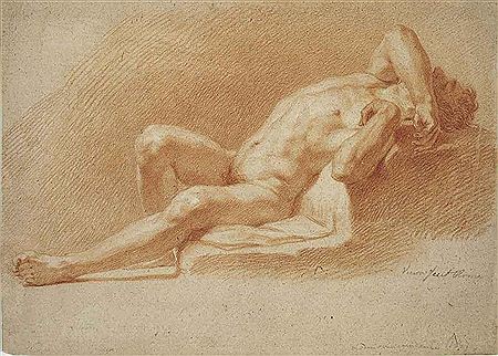 A reclining male nude with his arm across his face by Vieira Lusitano - Auction record, sale price, and art valuation. Compare with similar artists and explore comparable artworks.