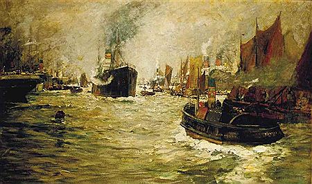 Sample artwork by James Kay (1858 - 1942), known for landscape paintings in watercolor - View similar artists and auction records