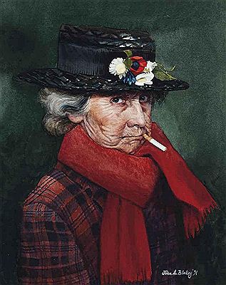Portrait of the artist's mother