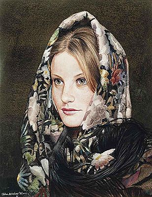 The silk shawl
