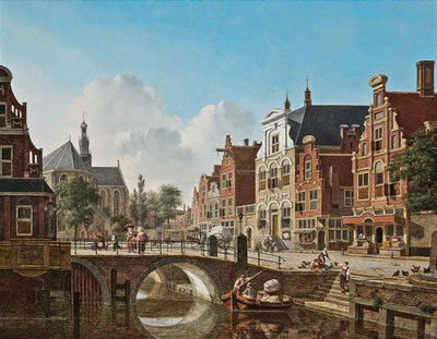 A busy canal, Utrecht