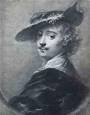 Portrait of Herman Van Der Mijn: Self-portrait